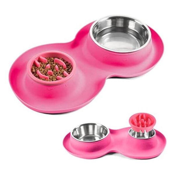 Yacee Pet Dog Bowls2 Stainless Steel XXL Dog
