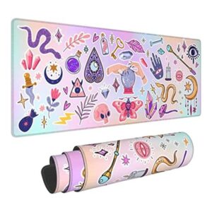 Kawaii Alfombrilla de ratón para juegos de brujería de_1