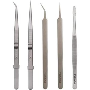 Pinzas juego de 5 pinzas de precisión kit de pinzas