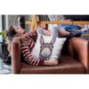 Farmhouse Donkey Fundas de almohada decorativas de 18 x