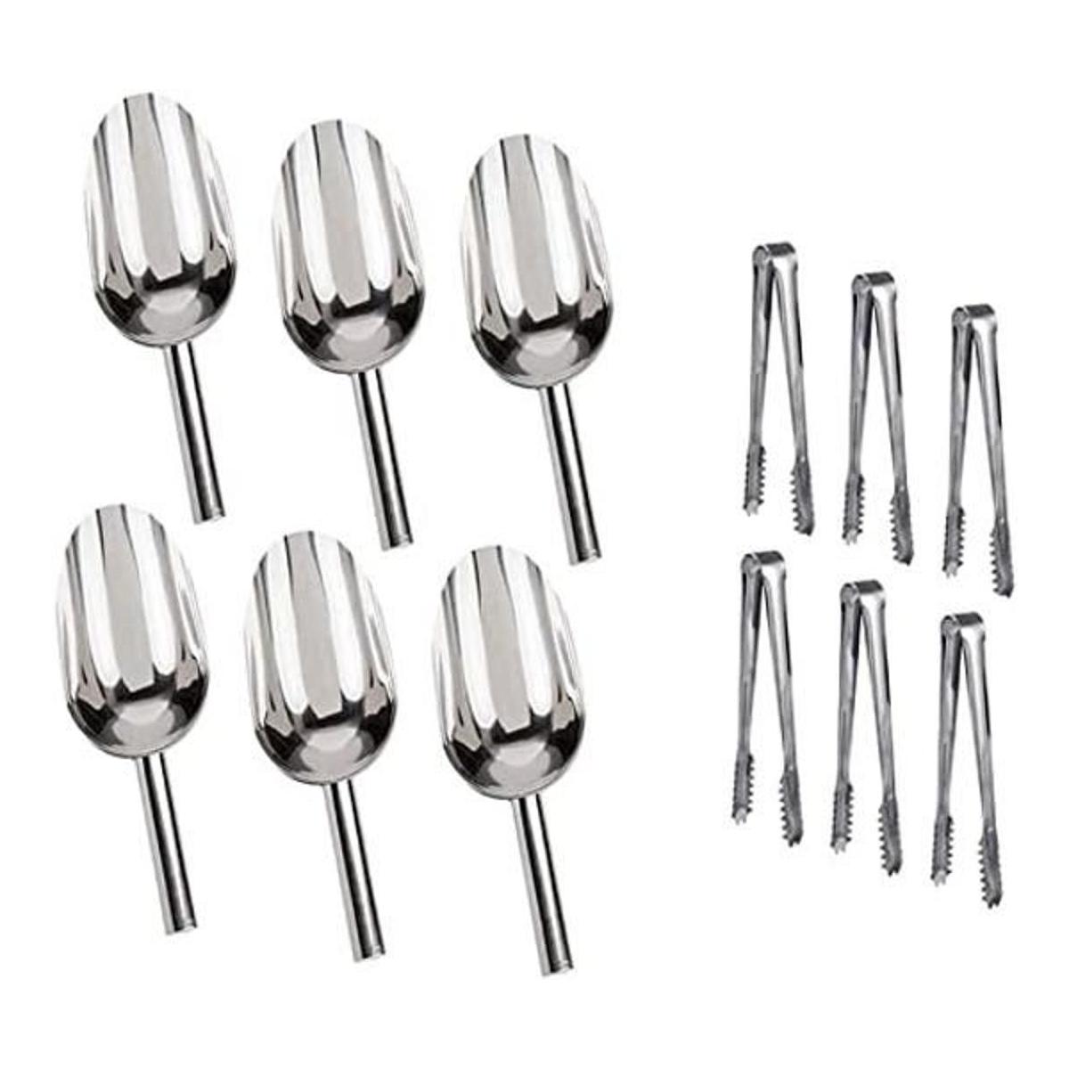 Black Menba Sweet Candy Buffet Pinzas y cucharas para