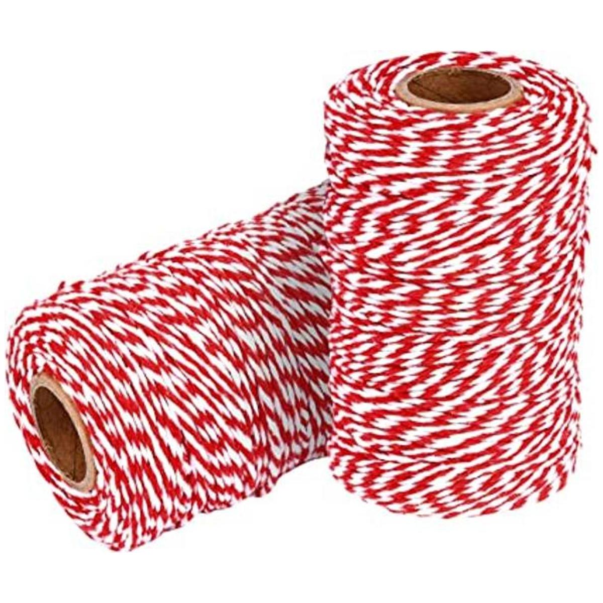 YZSFIRM 2 rollos de cuerda de 0.079 in cuerda de algodón
