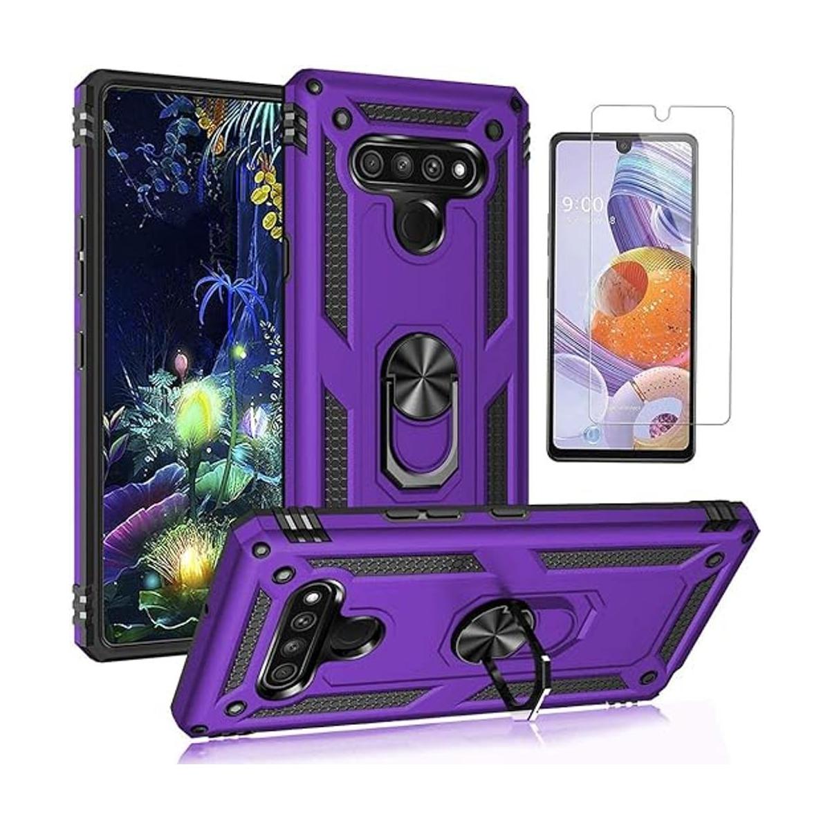 YZOK Funda compatible con LG Stylo 6 con protector de