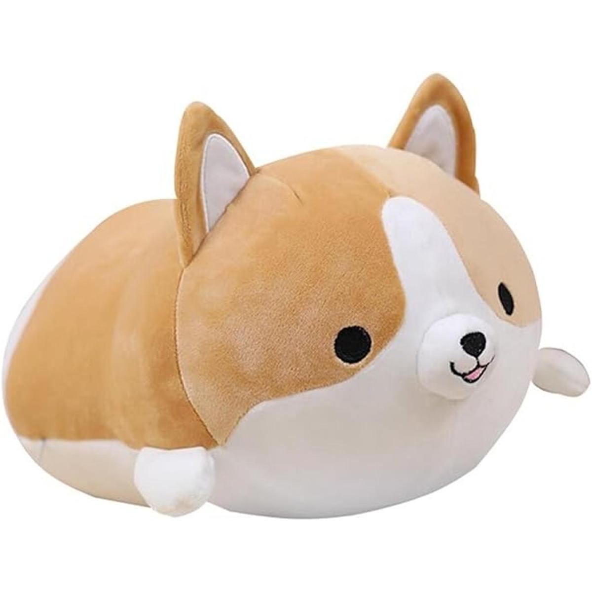 Corgi Almohada de felpa para perro suave y lindo Shiba