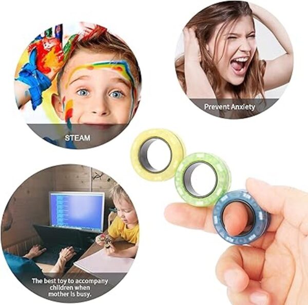 Juego de 3 anillos magnéticos para inquietos juguetes_6