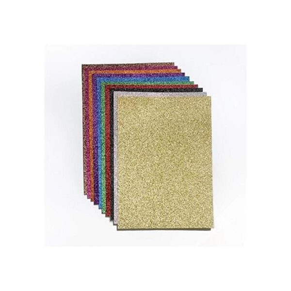 YZH Crafts Papel de cartulina con purpurina para_2