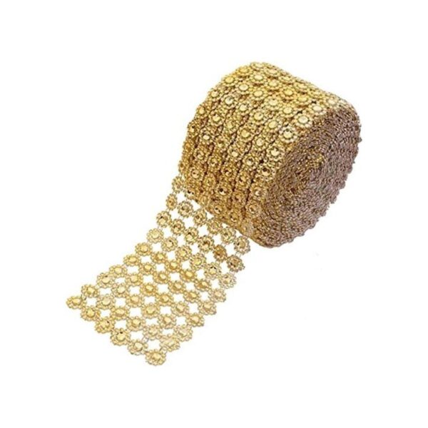 YYaaloa Crafts Rollo de cinta de malla de cristal de