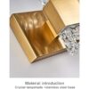 Luces LED de cristal dorado para baño modernas lámparas_3