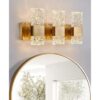 Luces LED de cristal dorado para baño modernas lámparas_2