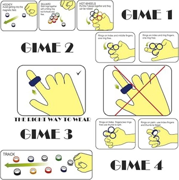 Juego de 3 anillos magnéticos para inquietos juguetes_3
