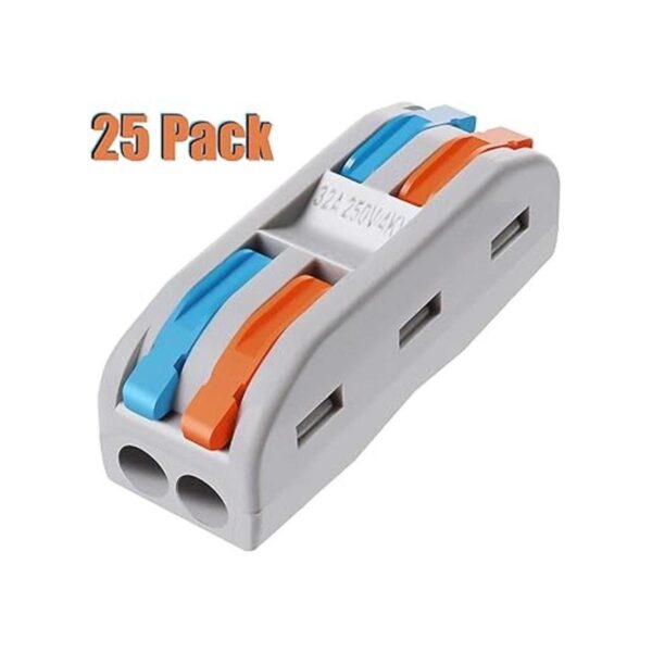 Tuercas de conectores de alambre 25 piezas 2 conectores