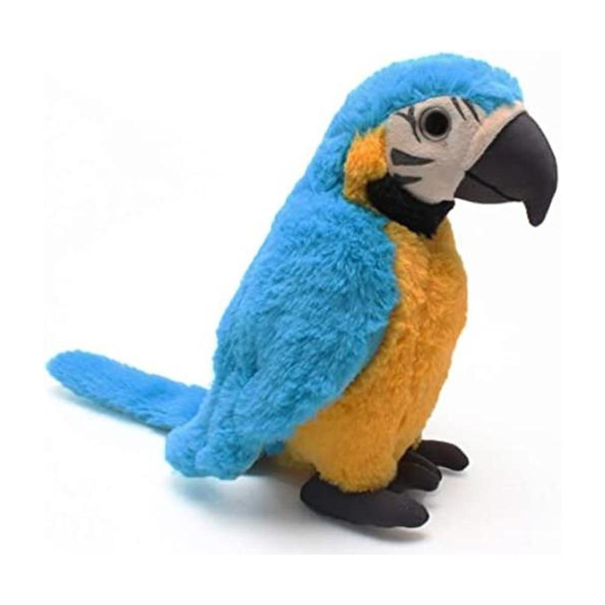 Peluche de loro guacamayo peluche de pájaro azul regalo