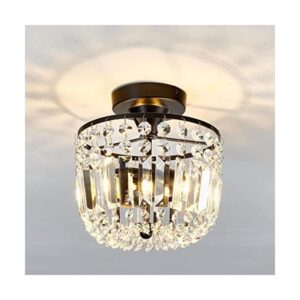 YYJLX Lámpara de araña pequeña de cristal con 2 luces_1