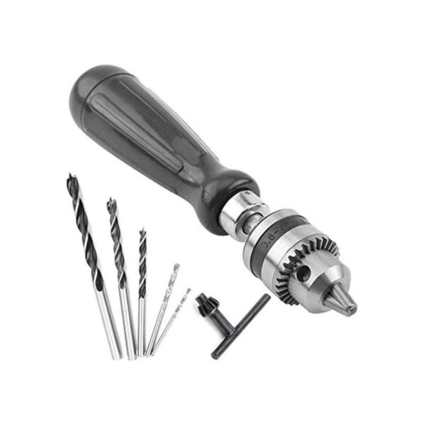 YYGJ Juego de brocas manuales 7 en 1 con llave de