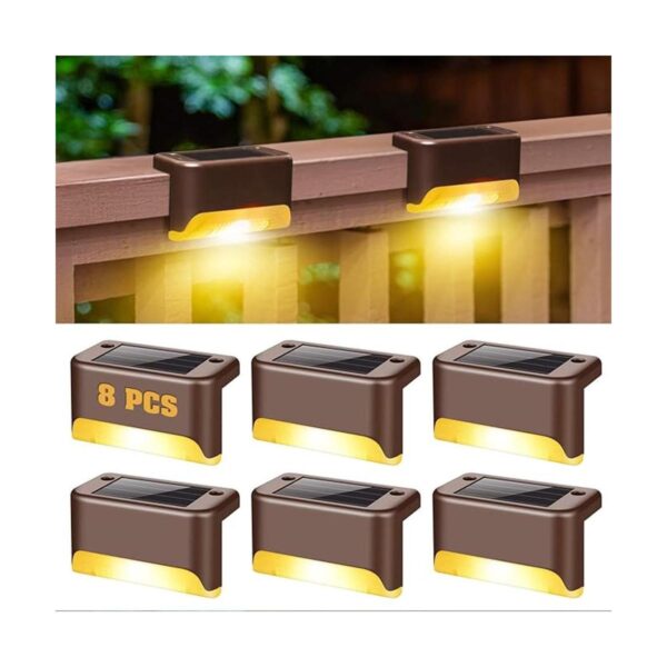 Luces solares para cubierta al aire libre paquete de 8_1