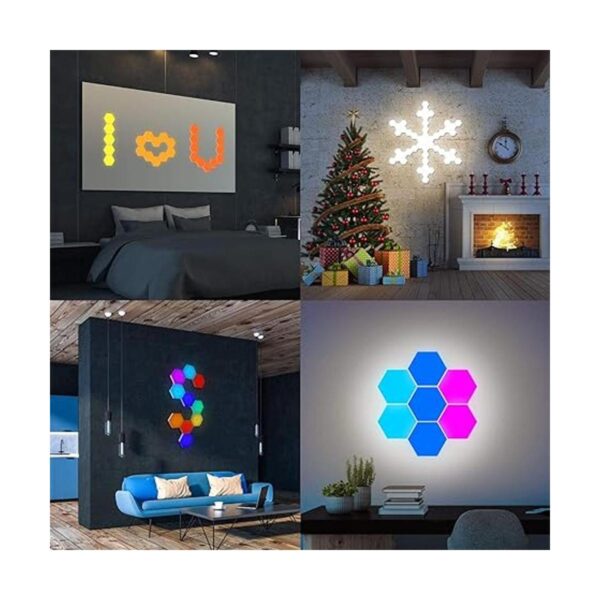 Luz de pared hexagonal modular sensible al tacto luces_2