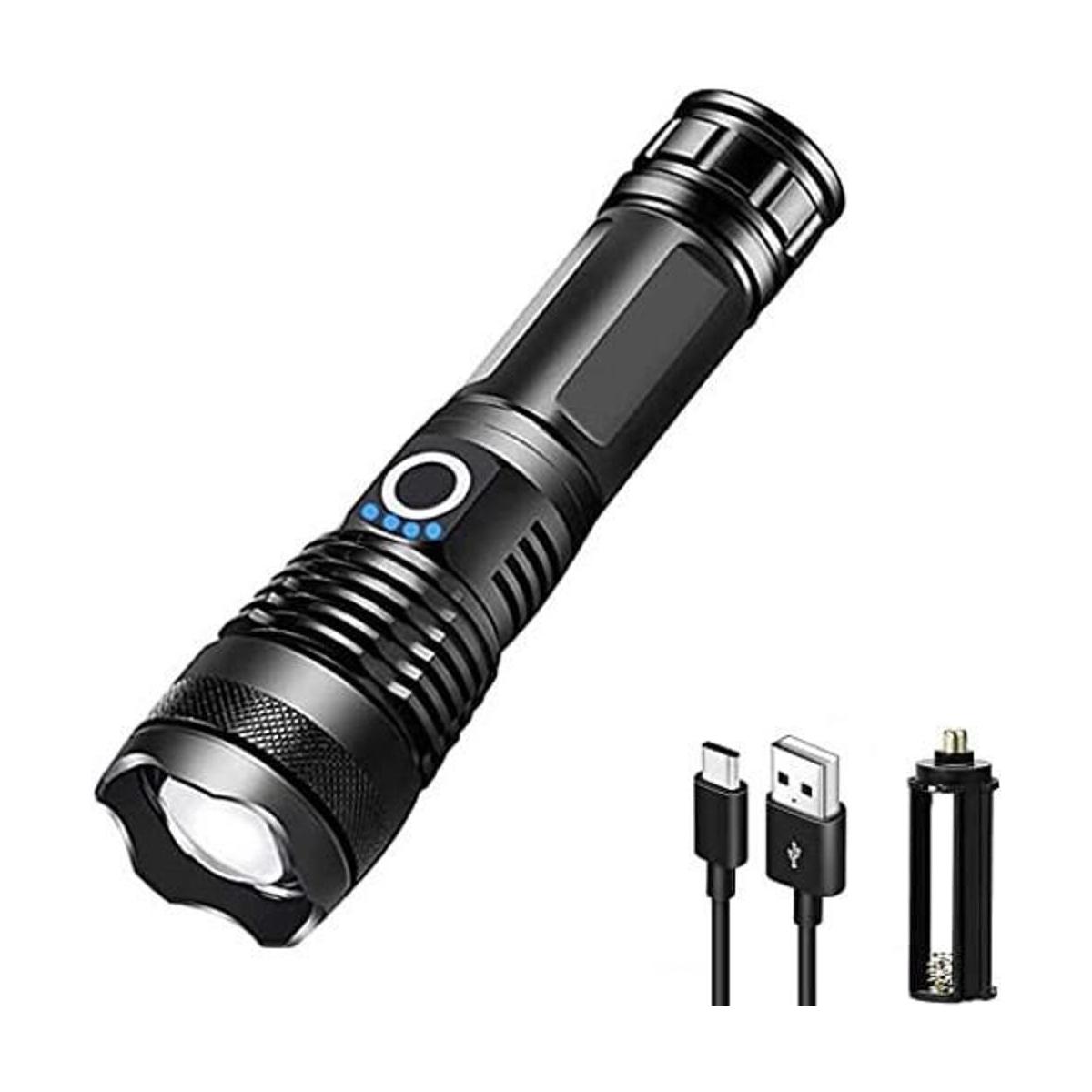 Linterna táctica recargable de 5000 lúmenes XHP50 LED