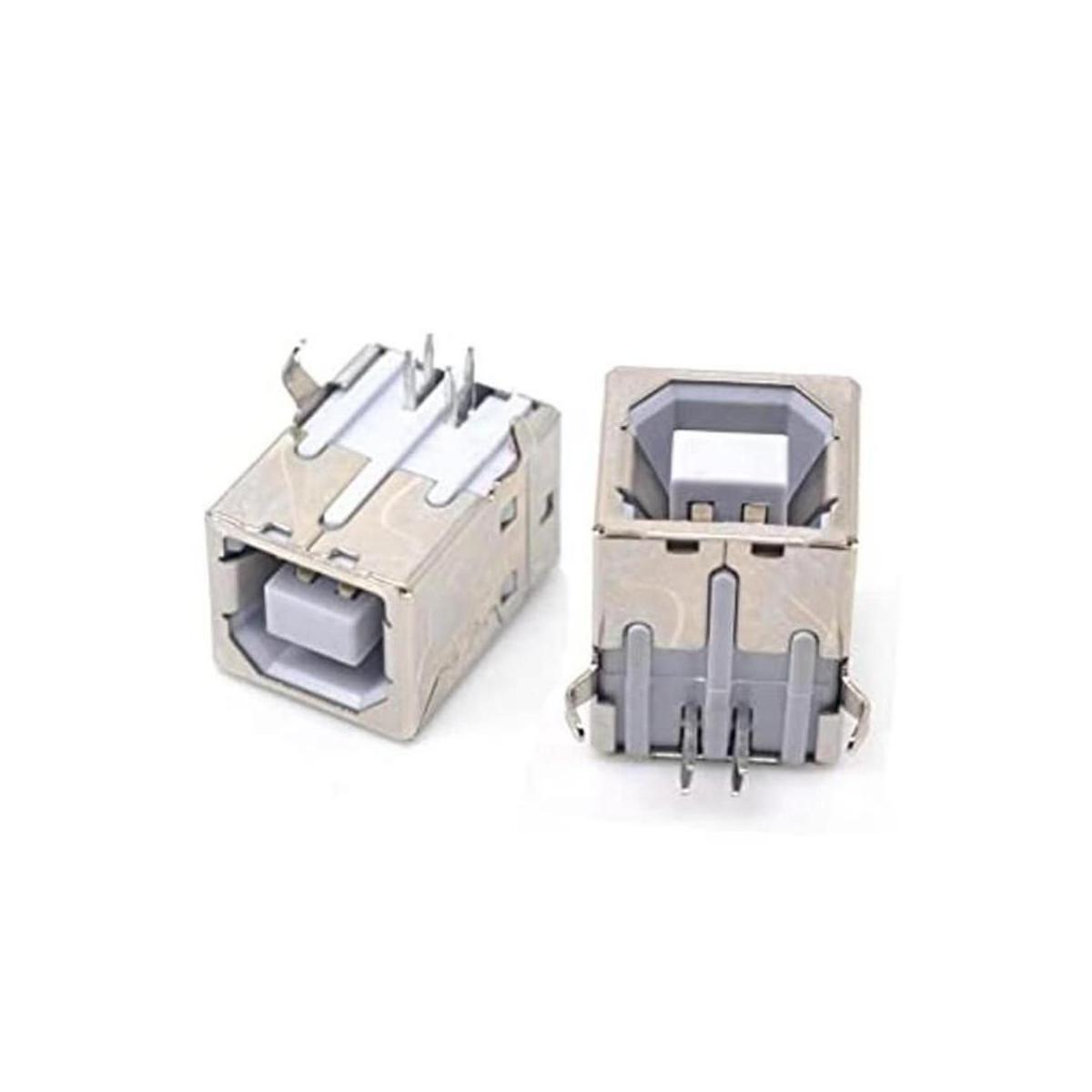 USB hembra TypeB Jack 4Pin 90 grados PCB DIP Socket