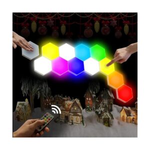 Luz de pared hexagonal modular sensible al tacto luces_1