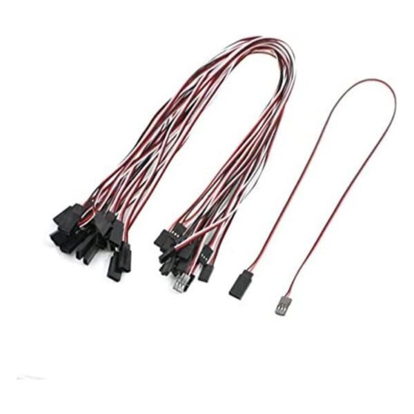 102030 PCS color rojo y blanco negro 3 Terminal Macho a_1