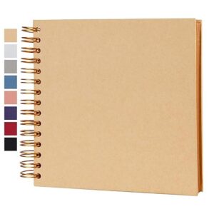 lbum de fotos de bricolaje con tapa dura en blanco para_1