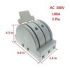 YXQ 380 V 100 A 3 Pole Double Throw alimentación Control