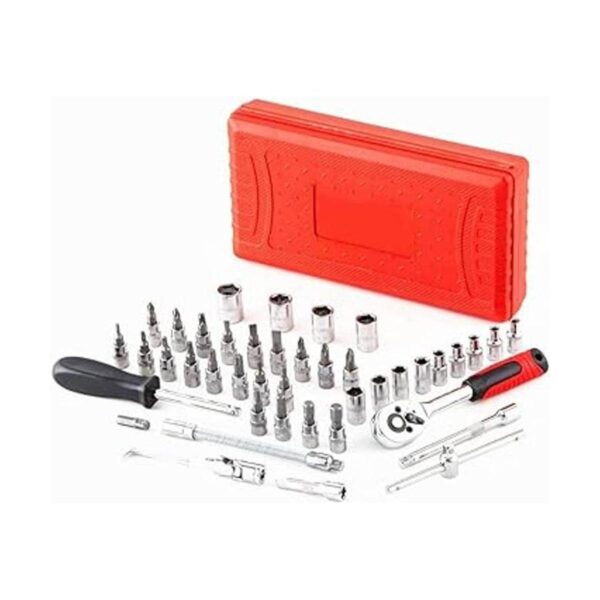 Kit de herramientas mecánicas de 46 piezas de 14 pulgadas