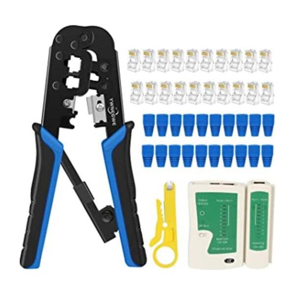 RJ45 Kit de herramientas de prensado Ethernet RJ11_1