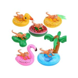 YUYUSO 6 Pack de lagarto dragón barbudo baño flotador_1