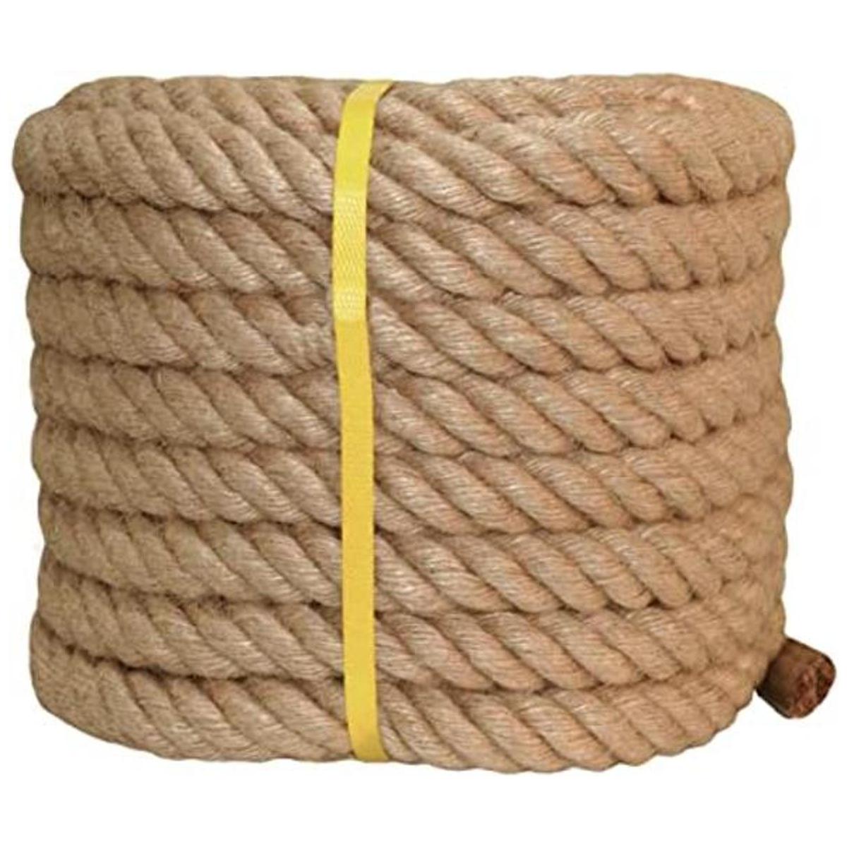 Cuerda de yute de manila trenzada 1 pulgada x 50 pies