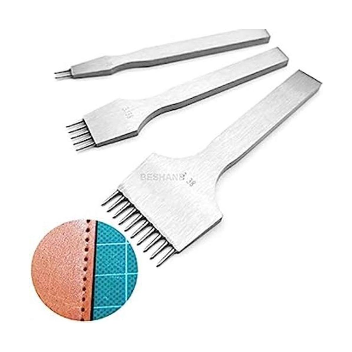YVOKERN Leather Craft Cincel de costura de cordones