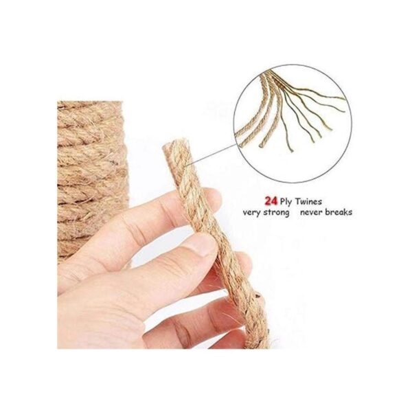 Cuerda de cáñamo 100 natural de yute 12 pulgada x 165