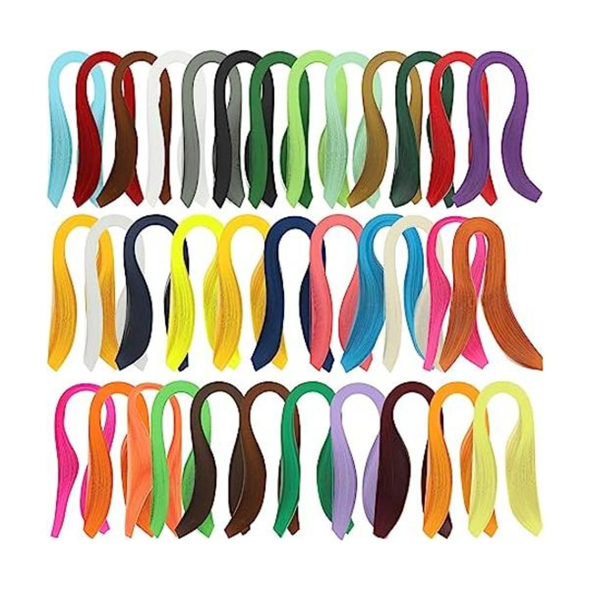 QTLCOHD 35 colores 4200 tiras de papel de quilling de