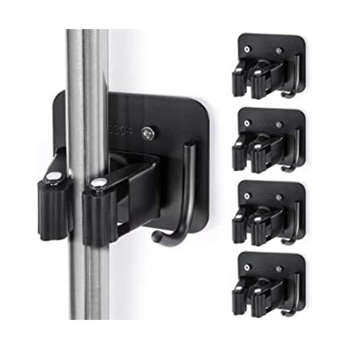 Soporte de escoba para montaje en pared perforador
