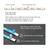 Tiras de luz LED impermeables para coches a control_5