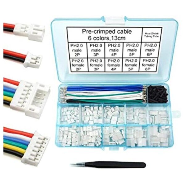 Kit de cables preprensados de conector PH 2.0 compatible_1