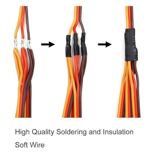 Cable divisor de arnés servo Y 3 pines conector macho a_3