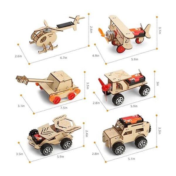 Kits de construcción STEM 6 en 1 para niños kit de modelo_5