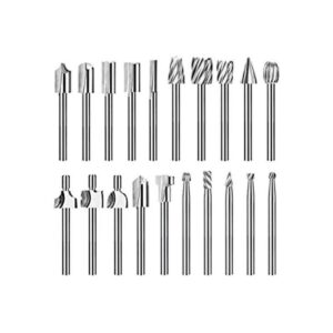 Juego de 20 brocas de grabado de carburo HSS y brocas de_1