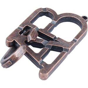 SHUYUE ABC Rompecabezas de metal con cerradura de_1