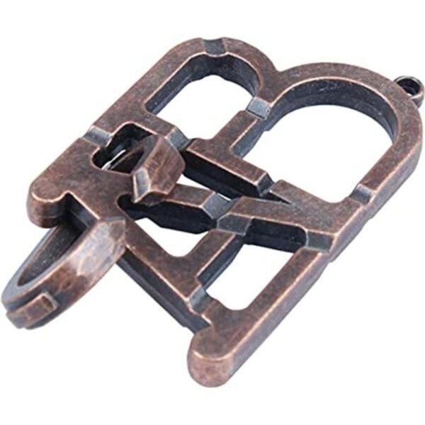 SHUYUE ABC Rompecabezas de metal con cerradura de_1