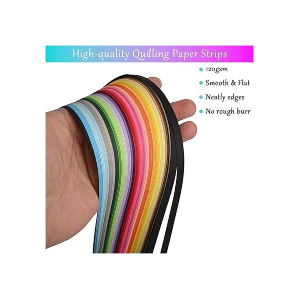 YURROAD Kit de tiras de papel Quilling de 36 colores 720