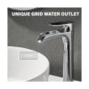 YUNDOOM Grifo de baño cromado para lavabo de baño con un_3