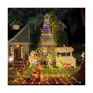 Guirnalda de luces de estrella para decoración de Navidad_1
