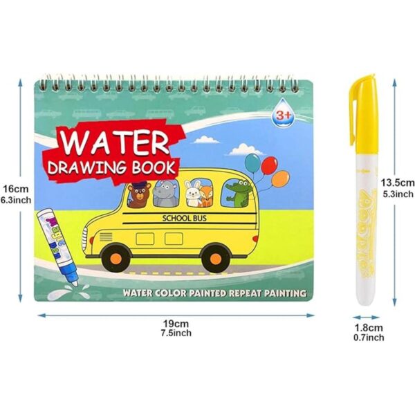 Paquete de 4 libros de dibujo al agua libros de dibujo_2