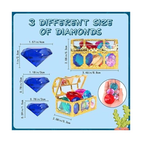 YUJUN Juguetes de piscina de gemas de buceo 10 gemas_2