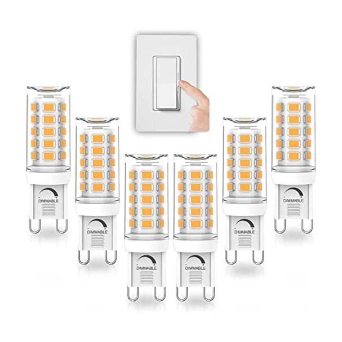 Bombilla LED G9 regulable 4 W equivalente a halógeno de