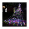 Guirnalda de luces de estrella para decoración de Navidad_2