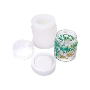 Moldes de resina de 4 estilos para hacer joyas tarros de_1