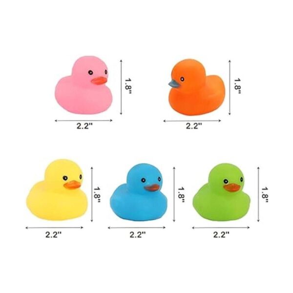 Juguetes de pato de baño 15 piezas coloridos mini patos_5